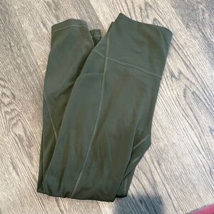 lululemon athletica Dark Green Leggings